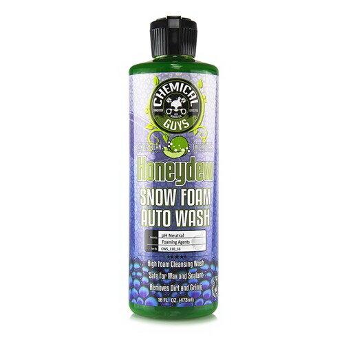 Chemical Guys Honeydew Snow Foam Auto Wash Cleanser (16 Fl. Oz.) - Case of 6 - CWS_110_16