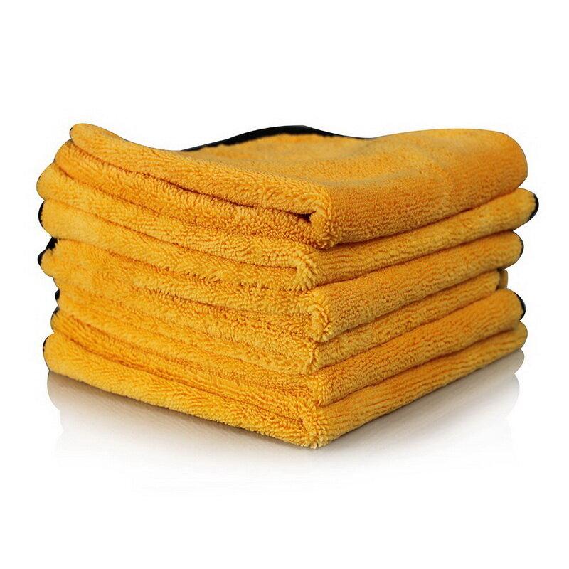 Chemical Guys Professional Grade Premium Microfiber Towel with Silk Edges, 16" x 16" (3 Pack) - MIC_506_03