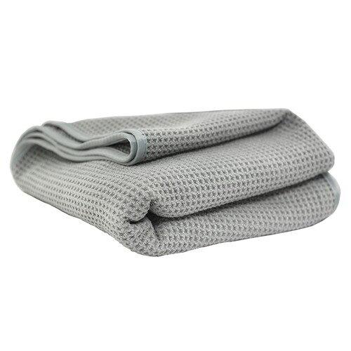 Chemical Guys Waffle Weave Gray Matter Microfiber Drying Towel, 36" x 25" - MIC_781_01