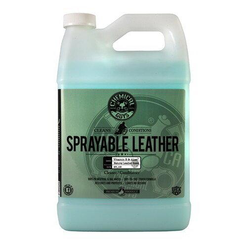 Chemical Guys Sprayable Leather Cleaner And Conditioner In One (1 Gallon) - Case of 4 - SPI_103