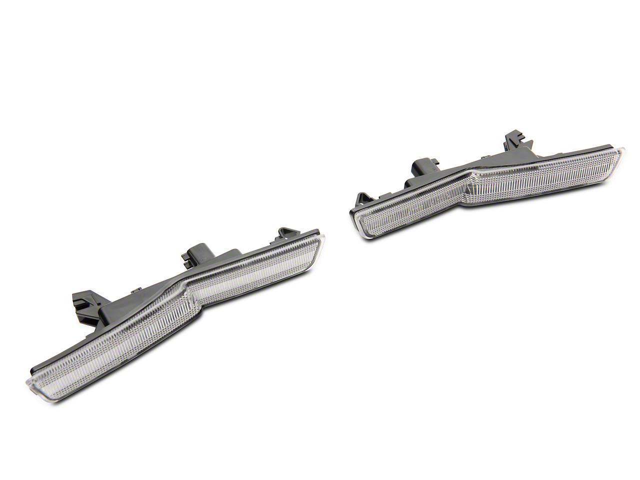 Raxiom Axial Series Led Side Marker Lights; Front And Rear; Clear (2018-2023 Dodge Challenger) - CH15222