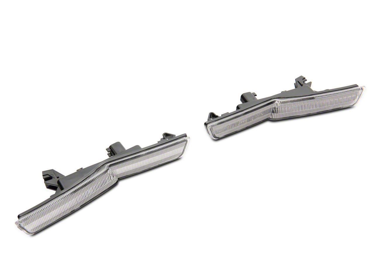 Raxiom Axial Series Led Side Marker Lights; Front And Rear; Clear (2018-2023 Dodge Challenger) - CH15222