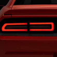 Raxiom Led Tail Lights; Black Housing Red Lens (2008-2014 Challenger) - CH15224