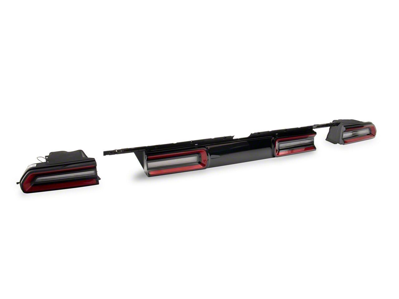 Raxiom Led Tail Lights; Black Housing Red Lens (2008-2014 Challenger) - CH15224