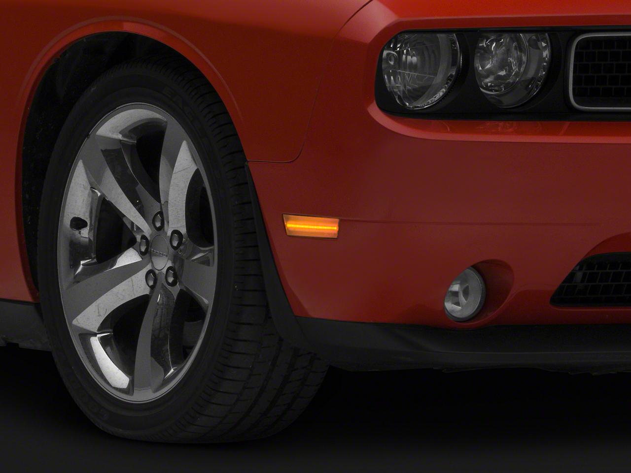 Raxiom Axial Series Led Side Marker Lights; Clear (2008-2014 Challenger) - CH3217