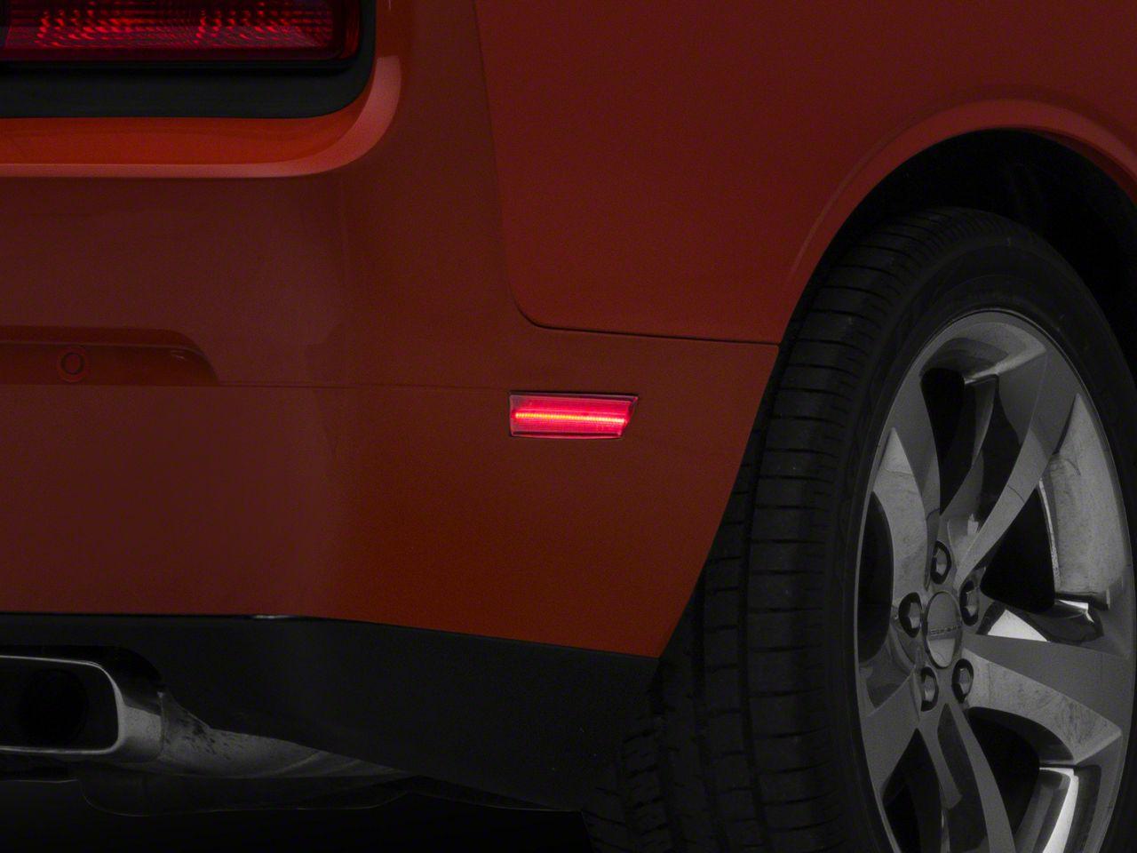 Raxiom Axial Series Led Side Marker Lights; Clear (2008-2014 Challenger) - CH3217