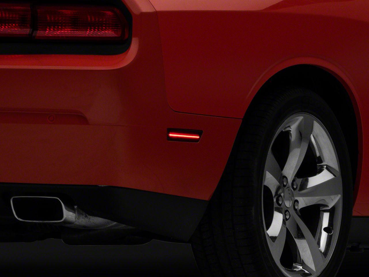 Raxiom Axial Series Led Side Marker Lights; Smoked (2008-2014 Challenger) - CH3218