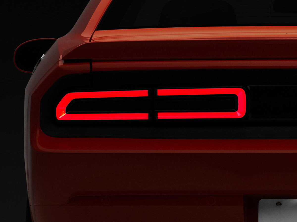 Raxiom 08-14 Challenger LED Tail Lights- Black Housing (Smoked Lens) - CH3762