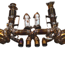 Valvetronic Designs 2020-2025 Chevy Corvette C8 Z06, 6.2L , Full Exhaust System With Free Flow Front Pipes, Grade 5 Titanium Titanium 4.0 Inch Outlet Tips, Can Reuse OEM Tip Outlet - CHEV.C8Z.VSES.FF.TI
