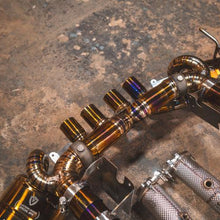 Valvetronic Designs 2020-2025 Chevy Corvette C8 Z06, 6.2L , Full Exhaust System With Free Flow Front Pipes, Grade 5 Titanium Titanium 4.0 Inch Outlet Tips, Can Reuse OEM Tip Outlet - CHEV.C8Z.VSES.FF.TI