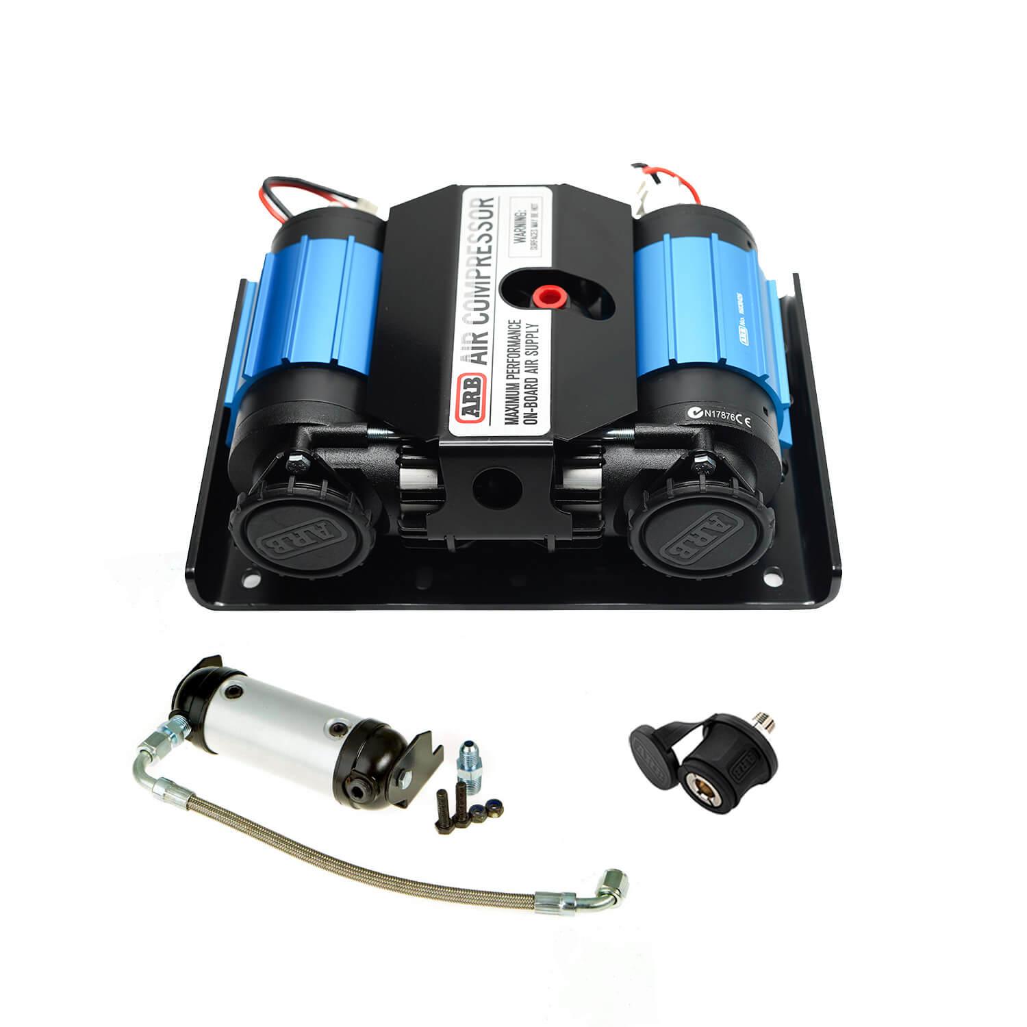 ARB Twin 12V Onboard Compressor Kit (2021-2025 Ford Bronco) - CKMTA12BK1