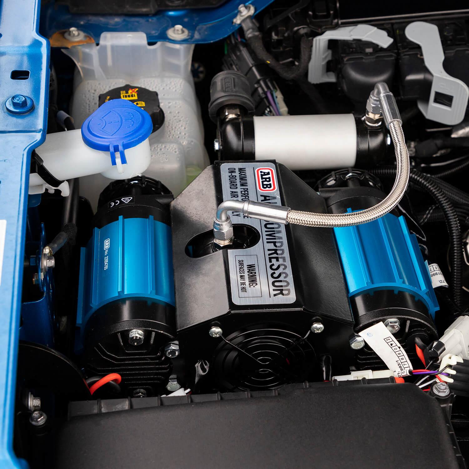 ARB Twin 12V Onboard Compressor Kit (2021-2025 Ford Bronco) - CKMTA12BK1
