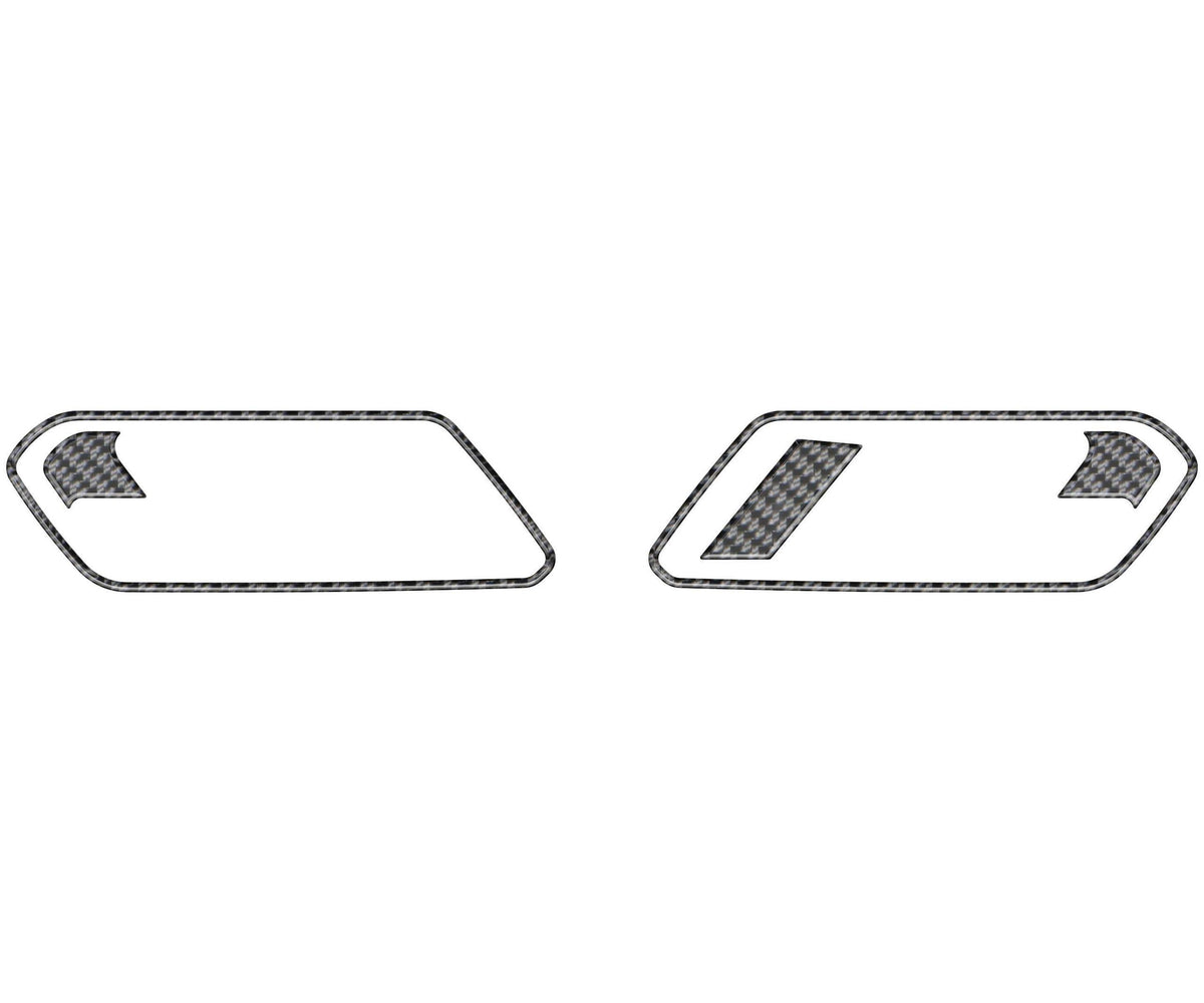 TUFSKINZ Front Door Handle w/ Memory Seats Accent Trim (2023-2024 Colorado) - COL045-DCF-G
