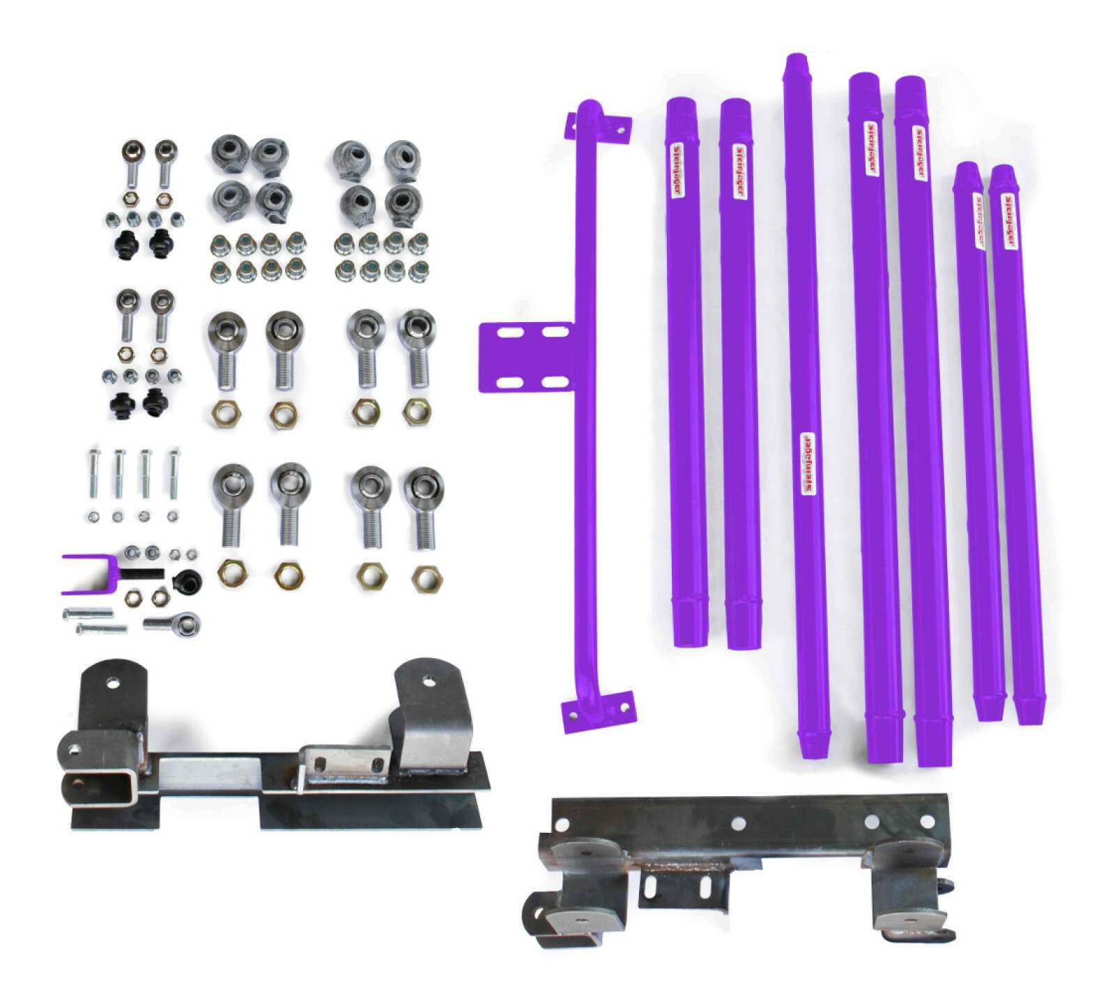 Steinjager Suspensions Wrangler TJ 1997-2006 Long Arm Travel Kit DOM Tubing, Manual Transmission Sinbad Purple - J0046024