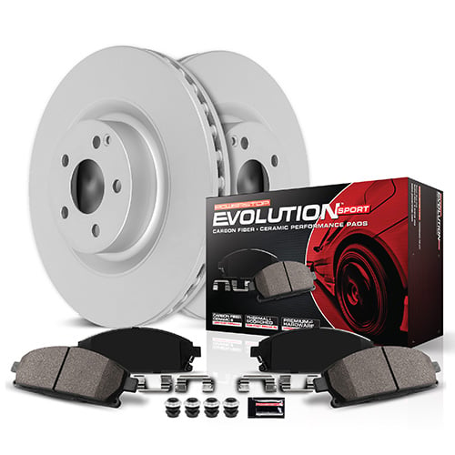 Power Stop 14-21 Ram ProMaster 1500 Front Z23 Coated Brake Kit