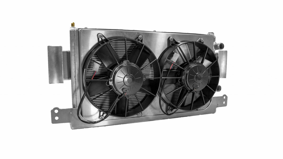 PWR Polaris RZR 1000xp Turbo Rear Mounted Racing Module - Radiator, LTR, and Fan Shroud PWR Racing - CR-UC-RPR006C