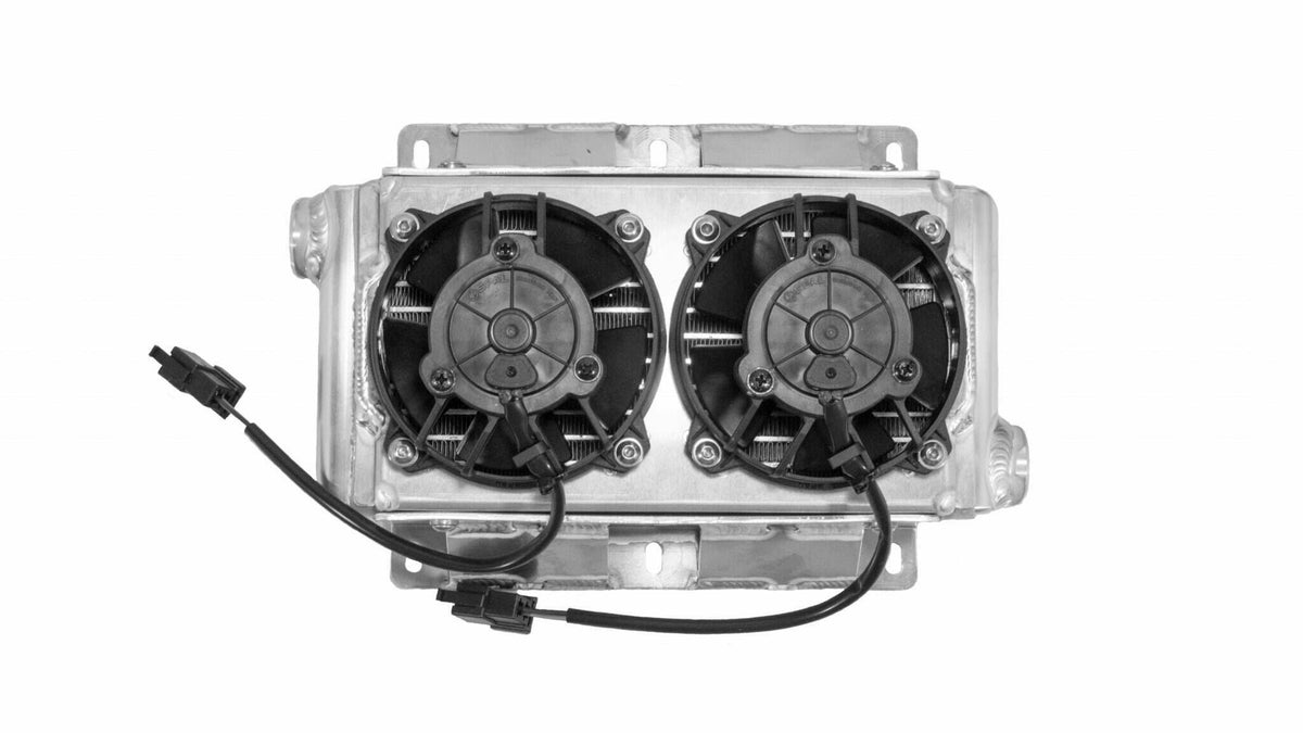 PWR 32mm High Performance Fuel Cooler/Power Steering Cooler - Small PWR Racing - CR-UC-RQC002B