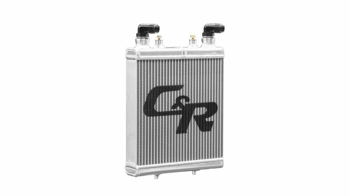 PWR Chevrolet Camaro 2016-Up ZL1 / SS Oil Cooler (Includes -10 to -10 90 Deg Fittings) - Replaces Auxilary LTR PWR Racing - CR-UC-SQC014B