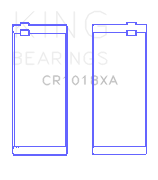 King Engine Bearings Connecting Rod Bearing Set For Mercedes Benz Om611.960/981, Om646.821/962/966 - CR1018XA