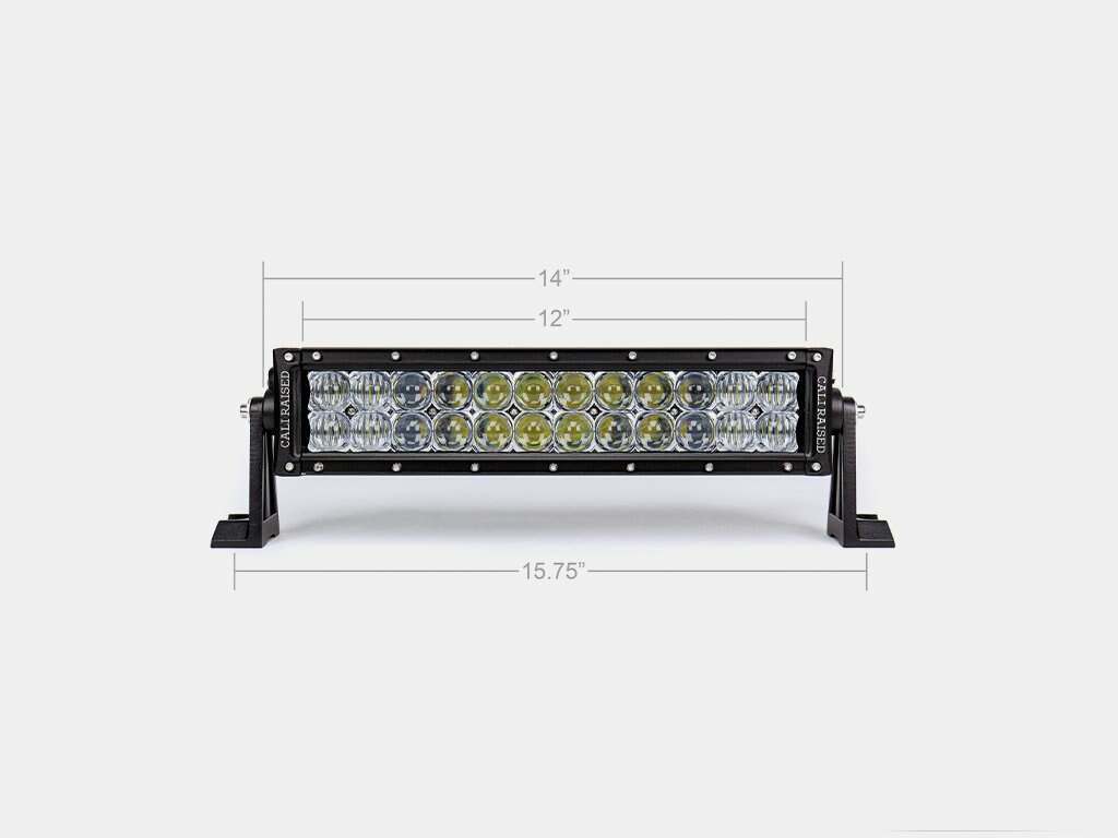 Cali Raised LED 14 Inch Spot Dual Row 5D Optic OSRAM LED Bar - CR2302