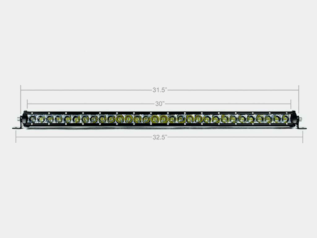 Cali Raised LED 32 Inch Slim Single Row LED Bar - CR2309