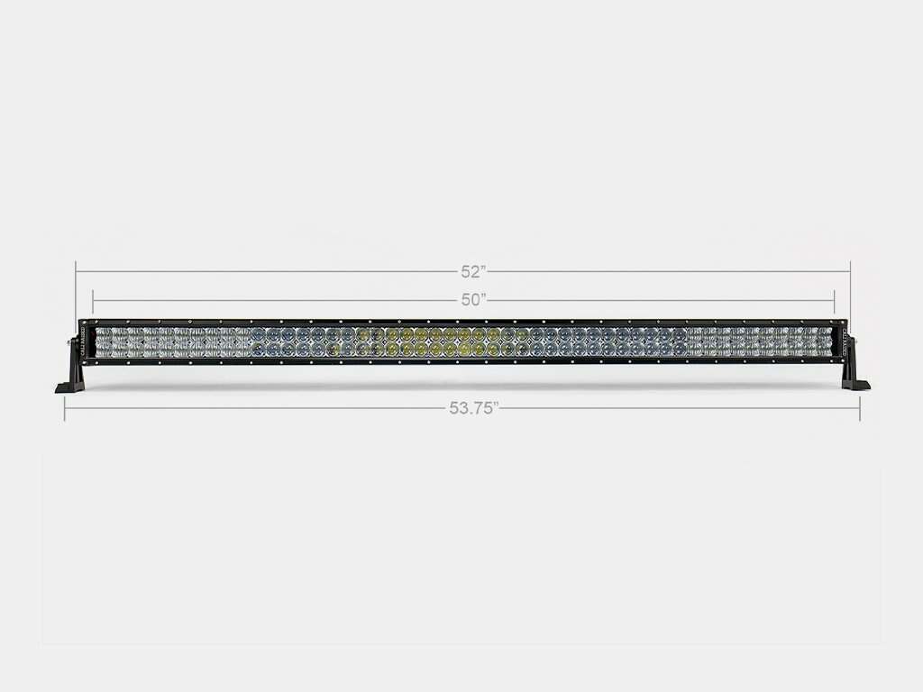 Cali Raised LED 52 Inch Spot Curved Dual Row 5D Optic OSRAM LED Bar - CR2320