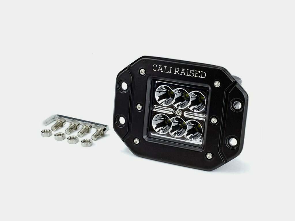 Cali Raised LED LED Light Pod 3x2 18w Flush Mount Aluminum Housing - CR2325