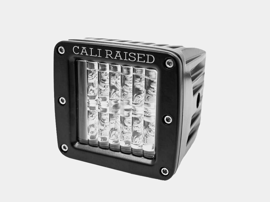 Cali Raised LED LED Light Pod 3x2 18w Amber Aluminum Housing - CR2327