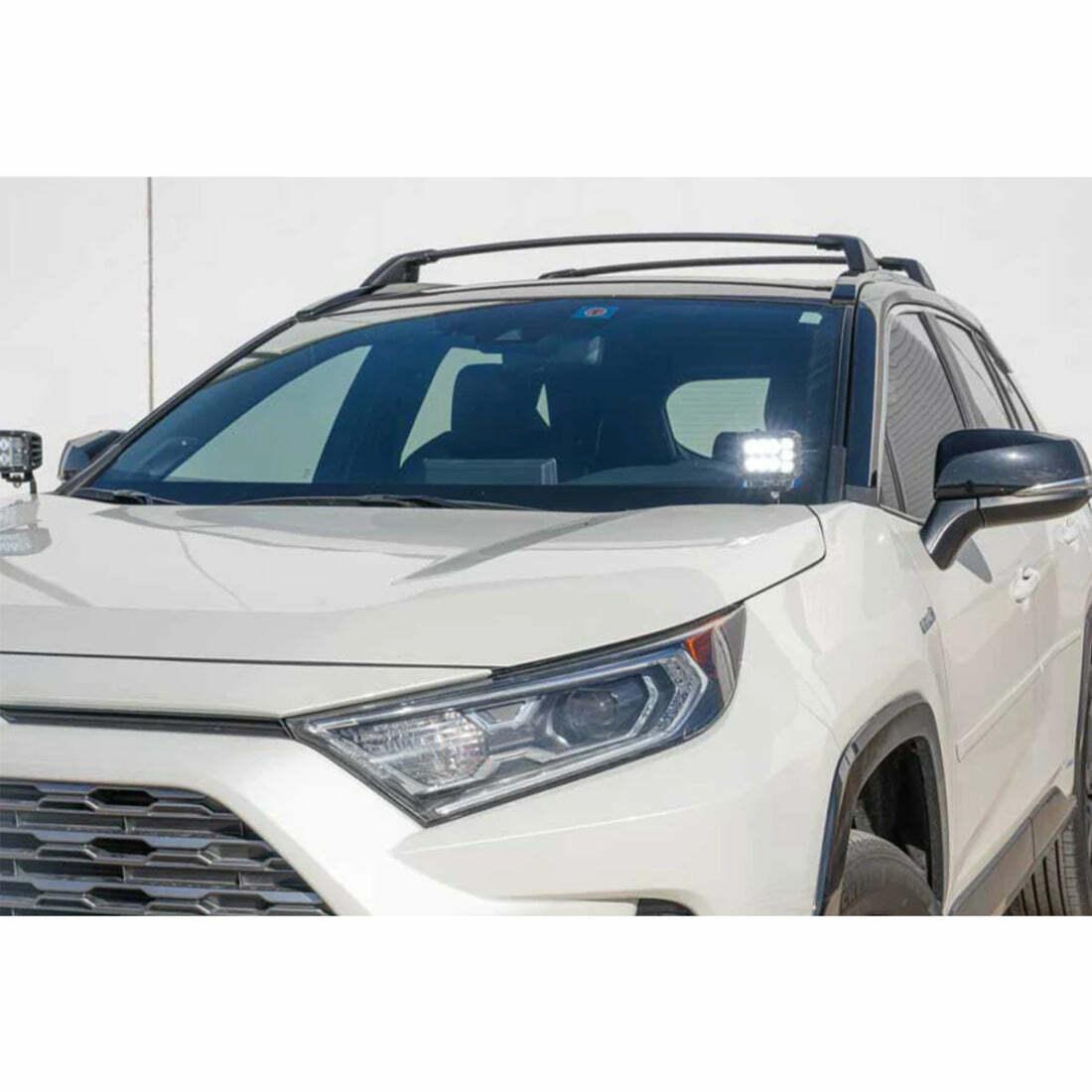 Cali Raised LED 2019-Present RAV4 Ditch Mount Kit-(2) 3X2 18W LED Pods No Switch - CR3123