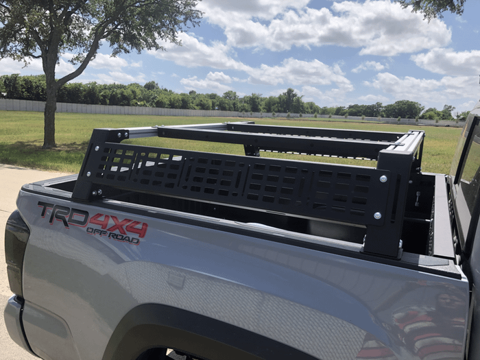 Cali Raised LED Mid Height 10 Inch Overland Bed Rack Short Bed - CR3707