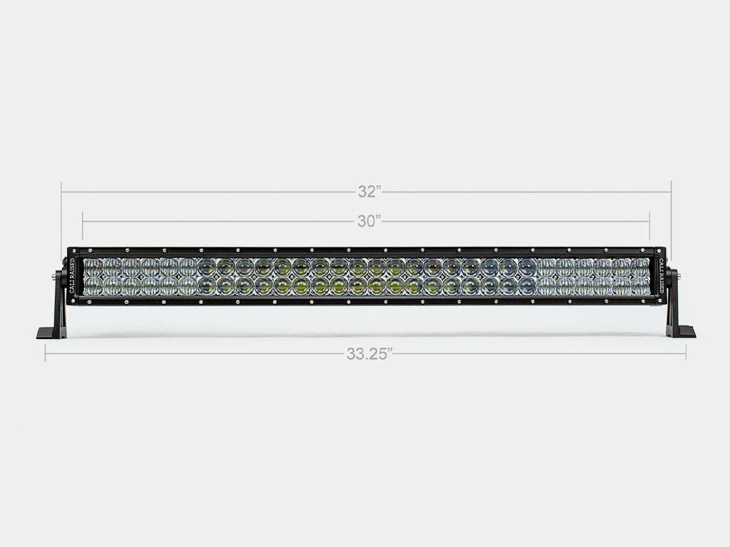 Cali Raised LED Second 32 Inch Light Bar with Relocation Mounts For 2016-2023 Tacoma Stealth Bumper/Spot - CR4063
