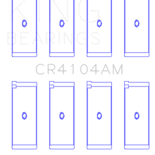 King Engine Bearings Connecting Rod Bearing Set For Audi Abb, Abm, Adp, Pp, Rn - CR4104AM