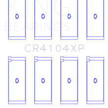 King Engine Bearings Connecting Rod Bearing Set For Audi Abb, Abm, Adp, Pp, Rn - CR4104XP