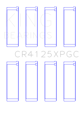 King Engine Bearings Connecting Rod Bearing Set For Subaru Ej20/Ej22/Ej25 (Incl. Turbo) - CR4125XPGC.026