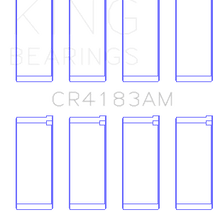 King Engine Bearings Connecting Rod Bearing Set For Chrysler Neon Ecc, Ecb (Od+.002") - CR4183AM0.25