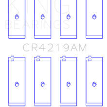 King Engine Bearings CONNECTING ROD BEARING SET For TOYOTA 1RZ (TOYOTA 1RZ) - CR4219AM0.5
