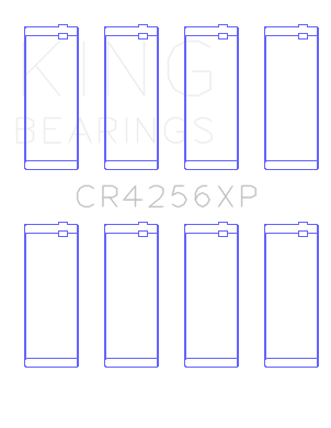 King Engine Bearings Connecting Rod Bearing Set For Dodge/Chrysler 148Ci Edz Srt 4 Turbo 2003-2009 - CR4256XP