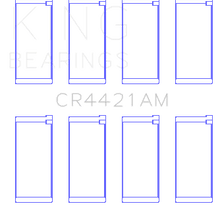 King Engine Bearings CONNECTING ROD BEARING SET For ALFA ROMEO JIULIA (ALFA ROMEO JIULIA) - CR4421AM 010