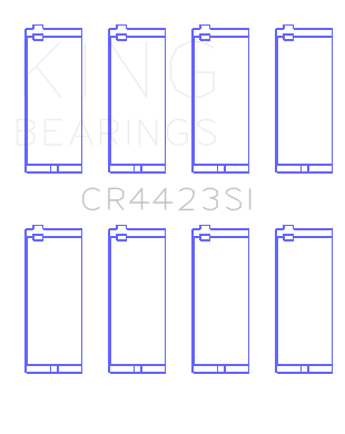 King Engine Bearings Connecting Rod Bearing Set For Chevrolet 153 Ohv - CR4423SI