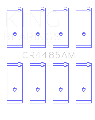 King Engine Bearings CONNECTING ROD BEARING SET For MAZDA MA, VB, (MAZDA MA, VB,) - CR4485AM0.75