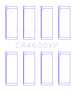 King Engine Bearings Connecting Rod Bearing Set For Mini (Bmw) W11B16 - CR4600XP