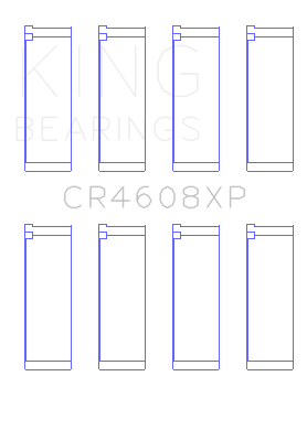 King Engine Bearings Connecting Rod Bearing Set For Toyota 2Zz-Ge - CR4608XP