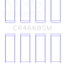 King Engine Bearings Connecting Rod Bearing Set For Hyundai G4Ke, G4Kc - CR4668SM