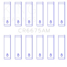 King Engine Bearings CONNECTING ROD BEARING SET For CHRYSLER 3.3, 3.8 V6 (CHRYSLER 3.3, 3.8 V6) - CR6675AM0.25