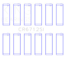 King Engine Bearings CONNECTING ROD BEARING SET For FORD V6 TRITON, OHV (FORD V6 TRITON, OHV) - CR6712SI0.75