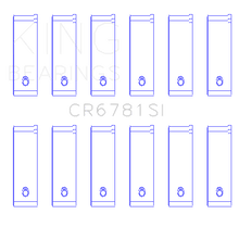 King Engine Bearings Connecting Rod Bearing Set For Chrysler 2.7L (Od+.002") - CR6781SI