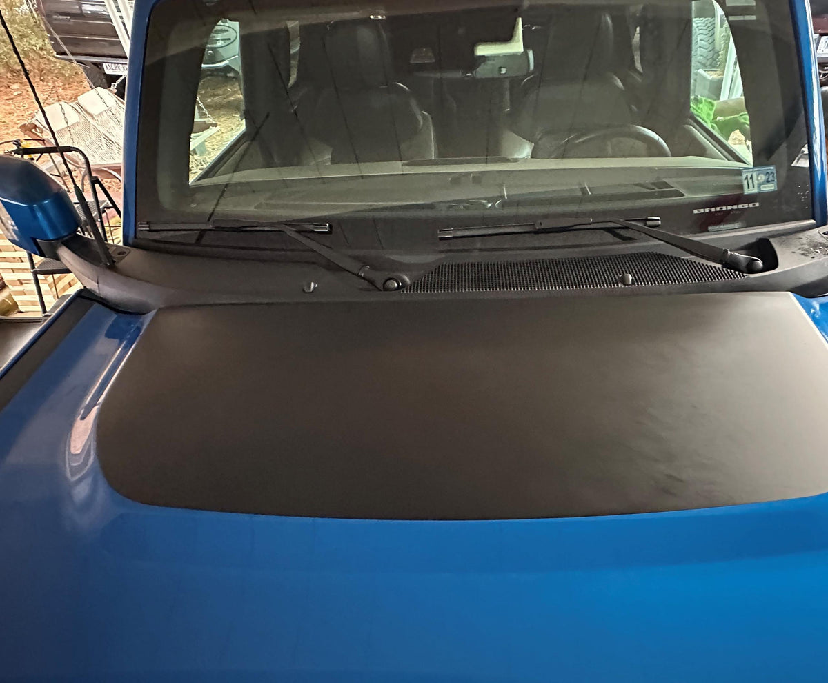 Anchor Room Small Hood Graphic (2021-2025 Bronco) - Black Carbon Fiber  - 21FB_SHG_CF