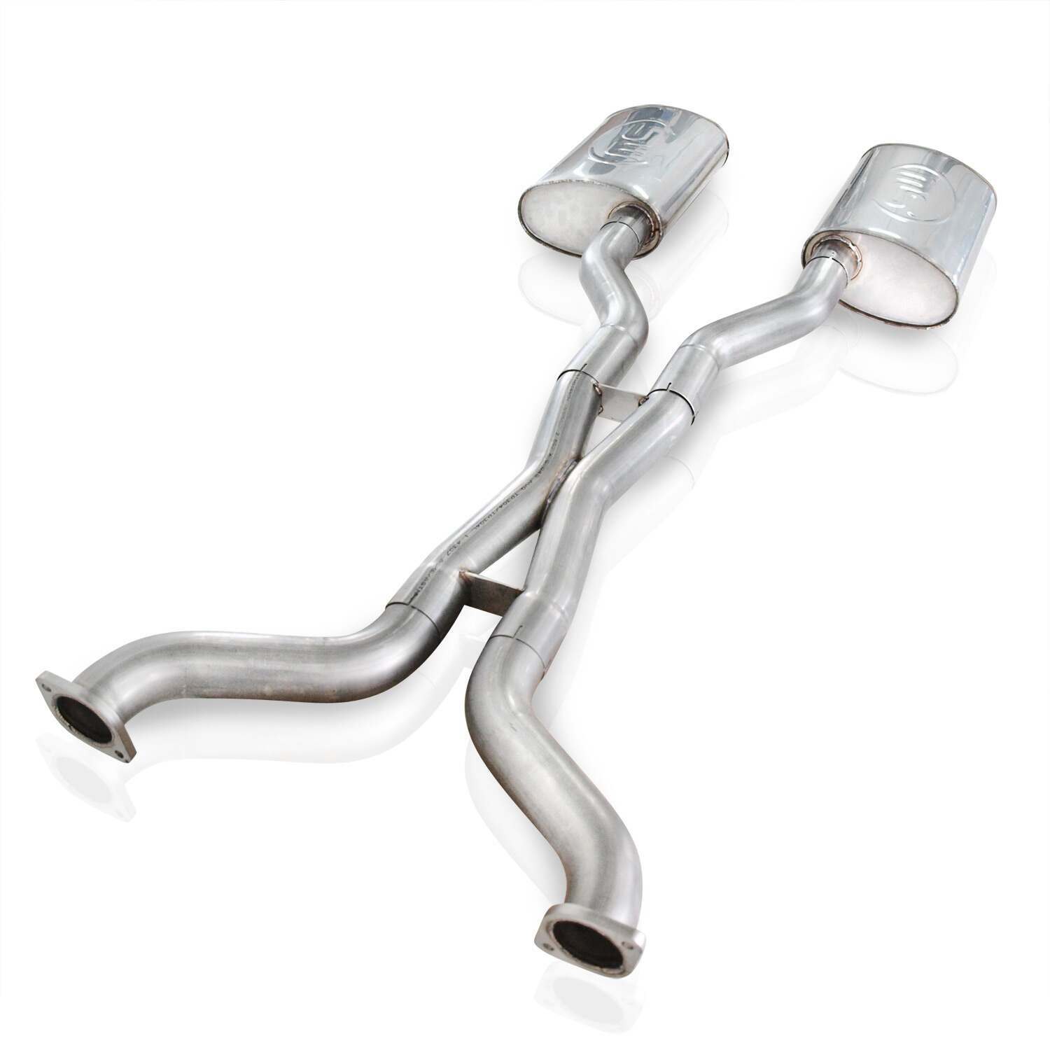Stainless Works CRVIC03CBNTL 2003-2011 Ford Crown Vic/Grand Marquis 2.5" Catback Exhaust System with S-Tube Mufflers