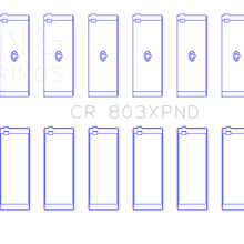 King Engine Bearings CONNECTING ROD BEARING SET For CHEVROLET SBC 265CI 283CI 327CI (CHEVROLET SBC 265CI 283CI 327CI) - CR 803XPND 010