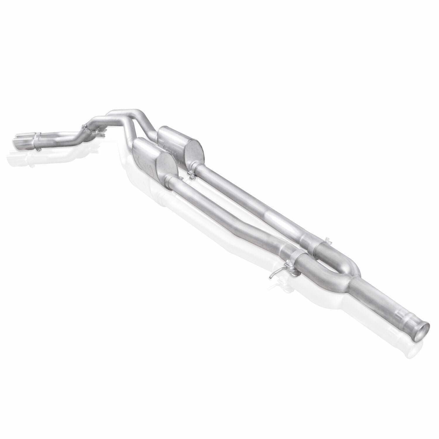 Stainless Works Catback Dual Turbo S-Tube Mufflers Factory Connect - CT14CBY